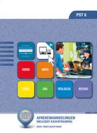 Omslag van het leerwerkboek voor 'Mbo: Economie' met de titel 'Kassatechnieken: Retail'