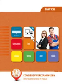 Omslag van het leerwerkboek voor 'Vmbo: Zorg & Welzijn' met de titel 'Ondersteuning bij sport- en bewegingsactiviteiten'
