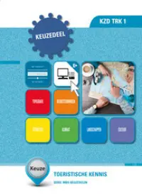 Omslag van het leerwerkboek voor 'Mbo: Keuzedelen' met de titel 'Keuzedeel - Toeristische kennis (K0326)'