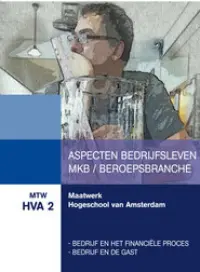 Omslag van het boek met de titel 'Maatwerk Hogeschool van Amsterdam, Aspecten bedrijfsleven MKB/Beroepsbranche'