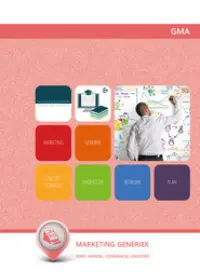 Omslag van het leerwerkboek voor 'Mbo: Economie' met de titel 'Marketing (generiek/gevorderd)'