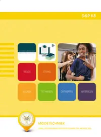 Omslag van het leerwerkboek voor 'Vmbo: Dienstverlening & producten' met de titel 'Modetechniek'