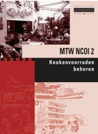 Omslag van het leerwerkboek voor 'Maatwerk' met de titel 'Keukenvoorraden beheren'