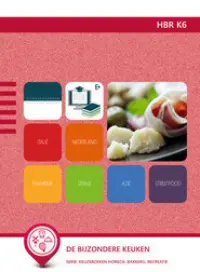 Omslag van de digitale licentie van het leerwerkboek 'Vmbo: Horeca, bakkerij en recreatie' met de titel 'E-Licentie: De bijzondere keuken'