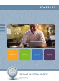Omslag van de digitale licentie van het leerwerkboek 'Mbo: Keuken' met de titel 'E-licentie: Kok als vakman/-vrouw'
