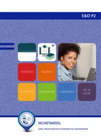 Omslag van de digitale licentie van het leerwerkboek 'Vmbo: Economie & ondernemen' met de titel 'E-Licentie: Secretarieel'