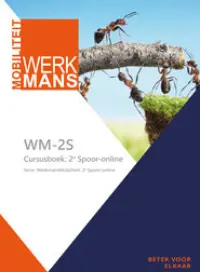 Omslag van het leerwerkboek voor 'Maatwerk' met de titel 'Cursusboek: 2e spoor online'