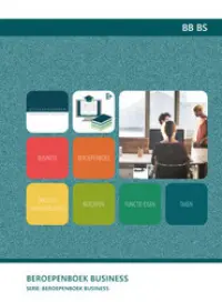 Omslag van het leerwerkboek voor 'Mbo: Business services' met de titel 'Beroepenboek: Beroepenboek Business'