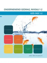Omslag van het leerwerkboek voor 'Mbo: Keuzedelen' met de titel 'Keuzedeel - Ondernemend gedrag niveau 1 en 2'