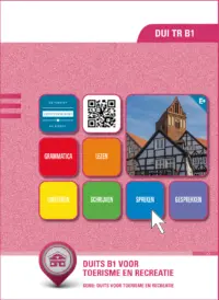 Omslag van het leerwerkboek voor 'Mbo: Ondernemer horeca bakkerij' met de titel 'Duits voor toerisme en recreatie, B1'