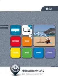 Omslag van het leerwerkboek met de titel 'Reisbestemmingen 2'