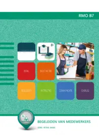 Omslag van het leerwerkboek met de titel 'Begeleiden van medewerkers'