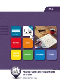 Omslag van het leerwerkboek voor 'Generieke vakken' met de titel '21st Century Skills 4: Probleemoplossend denken en doen'