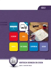 Omslag van het leerwerkboek voor 'Generieke vakken' met de titel '21st Century Skills 2: Kritisch denken en doen'