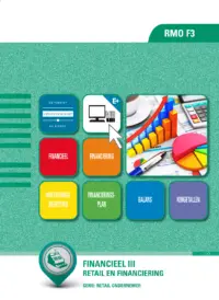 Omslag van het leerwerkboek met de titel 'Financieel III: Retail (financi&euml;n)'