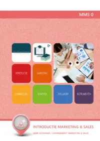 Omslag van het leerwerkboek voor 'Mbo: Economie' met de titel 'Introductie marketing & sales'