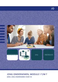 Omslag van het leerwerkboek voor 'Mbo: Economie' met de titel 'Jong Ondernemen voor VO'