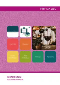 Omslag van de digitale licentie van het leerwerkboek voor 'Mbo: Ondernemer horeca bakkerij' met de titel 'E-licentie: Wijnkennis 1'