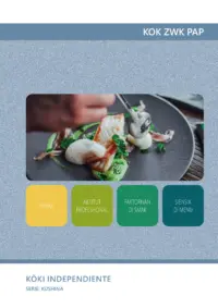 Omslag van de digitale licentie van het leerwerkboek voor 'Mbo: Keuken' met de titel 'E-licentie: Kòki independiente I'
