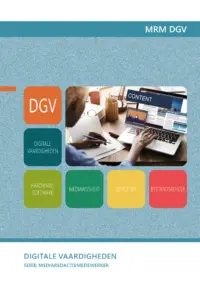 Omslag van het leerwerkboek voor 'Mbo: Commercie' met de titel 'Digitale vaardigheden'