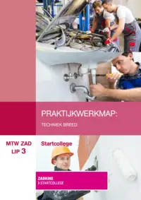 Omslag van het boek met de titel 'Praktijkwerkmap: Techniek Breed'