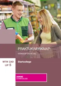 Omslag van het boek met de titel 'Praktijkwerkmap: Verkoop en retail'