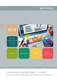 Omslag van het leerwerkboek voor 'Mbo: Business services' met de titel 'Business Administration & Control Specialist: Financiele administratie 2: Expert'