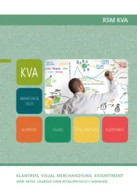Omslag van het leerwerkboek voor 'Mbo: Retail' met de titel 'Klantreis, visual merchandising, assortiment'