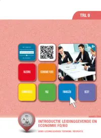 Omslag van het leerwerkboek voor 'Mbo: Economie' met de titel 'Introductie leidinggevende en economie FO/BO'