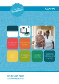 Omslag van het leerwerkboek voor 'Mbo: Keuzedelen' met de titel 'Keuzedeel: Helpende plus'