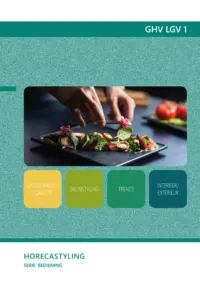 Omslag van het leerwerkboek voor 'Mbo: Bediening' met de titel 'Horecastyling'