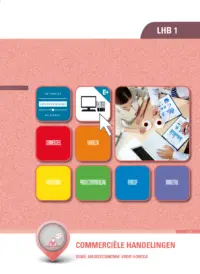 Omslag van het leerwerkboek voor 'Mbo: Ondernemer horeca bakkerij' met de titel 'Commerciële handelingen'