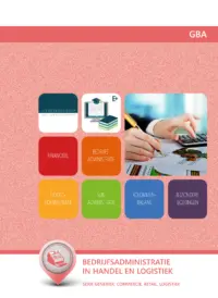 Omslag van het leerwerkboek voor 'Mbo: Economie' met de titel 'Bedrijfsadministratie in handel en logistiek'