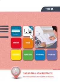 Omslag van het leerwerkboek voor 'Mbo: Travel, Leisure & Hospitality' met de titel 'Financiën & Administratie'