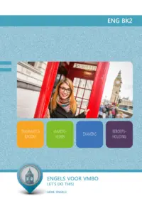 Omslag van het leerwerkboek voor 'Generieke vakken' met de titel 'Engels voor VMBO Basis-Kader: Let's do this! leerjaar 2'