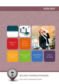 Omslag van het leerwerkboek voor 'Mbo: Ondernemer horeca bakkerij' met de titel 'BPV/BSP-opdrachtenboek'