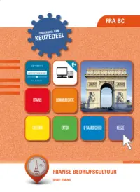 Omslag van het leerwerkboek voor 'Generieke vakken' met de titel 'Frans: Bedrijfscultuur'