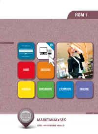 Omslag van het leerwerkboek voor 'Mbo: Ondernemer horeca bakkerij' met de titel 'Marktanalyses'