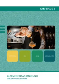 Omslag van de digitale licentie van het leerwerkboek voor 'Mbo: Bediening' met de titel 'E-Licentie: Algemene drankenkennis'