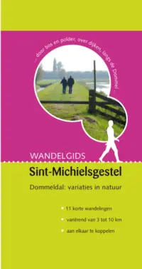Omslag van het leerwerkboek voor 'Maatwerk' met de titel 'Wandelgids Sint Michielsgestel'