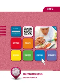 Omslag van het leerwerkboek voor 'Mbo: Keuken' met de titel 'Recepturen basis'