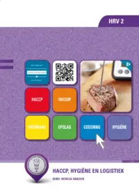Omslag van het leerwerkboek voor 'Mbo: Keuken' met de titel 'HACCP, hygi&euml;ne en logistiek'