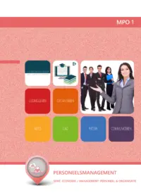 Omslag van het leerwerkboek met de titel 'Personeelsmanagement'