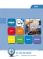 Omslag van het leerwerkboek voor 'Mbo: Dienstverlening in de luchtvaart' met de titel 'Airside services'