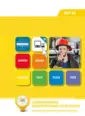 Omslag van het leerwerkboek voor 'Vmbo: Dienstverlening & producten' met de titel 'Podium'