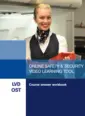 Omslag van het leerwerkboek voor 'Mbo: Dienstverlening in de luchtvaart' met de titel 'Airside services'
