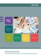Omslag van het leerwerkboek voor 'Mbo: Business services' met de titel 'Marketing & Communication Specialist: managementinformatie en verbeterplan'
